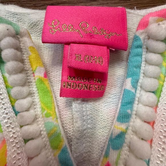 Lilly Pulitzer Girls Mini Harper Shift Dress, Multi Sunshine State of Mind, XL - Picture 2 of 6